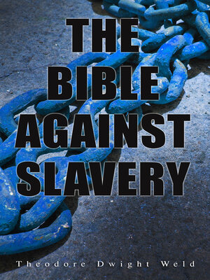 cover image of The Bible Against Slavery